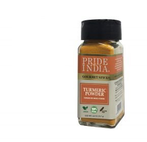 Pride of India – Natural Turmeric Ground – Traditional Indian Spice – Pantry Essential – Curcumin Rich and Gourmet – Ideal for Curries/Lentil/Meat/Pil