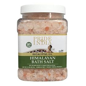 Himalayan Pink Bath Salt- Eucalyptus 40 oz (2.5Lb) Jar