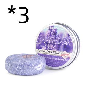 Ginger Shampoo Soap Anti-dandruff Refreshing (Option: 3pcs Lavender 60g)