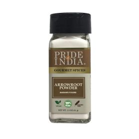 Pride of India – Natural Arrowroot Ground Powder – Gourmet Baking & Thickening Agent – Gluten & GMO Free – Good for Sauces (size: 2 oz)